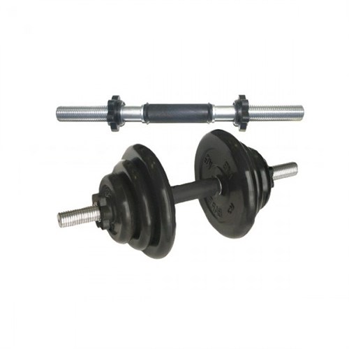 Гриф гантельный Barbell d 30 мм обрезиненная ручка/гайка Кетлера L400 мм - фото 113481