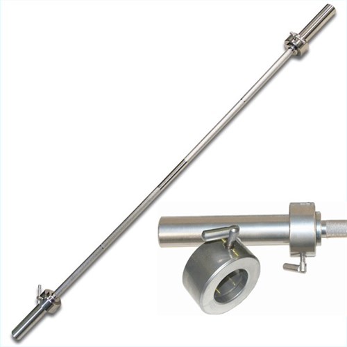 Гриф Barbell 1400 мм d 50 мм замок стопорный - фото 113498