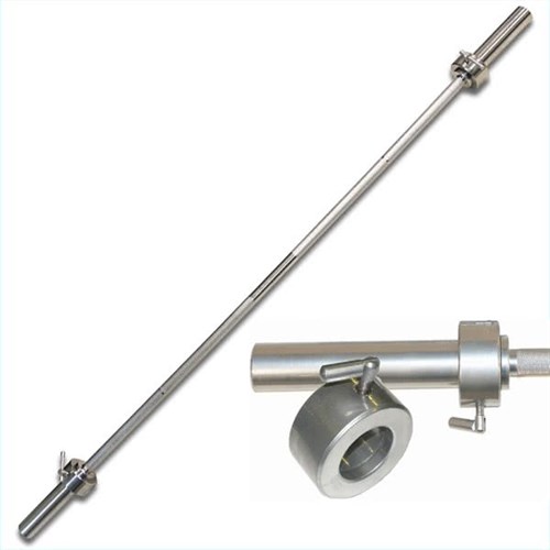 Гриф Barbell 1250 мм d 50 мм замок стопорный - фото 113499