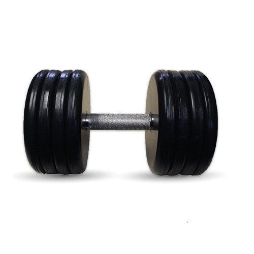 Гантель Barbell 48 кг классик с вращающейся ручкой хром - фото 113527