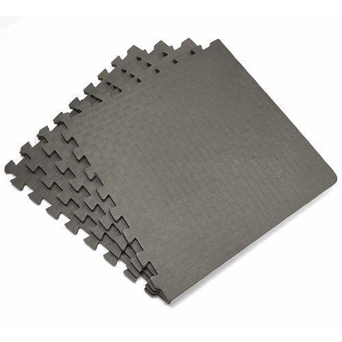 Коврик-пазл eco cover Мягкий пол Спорт 500x500x14 423 серый - фото 114756
