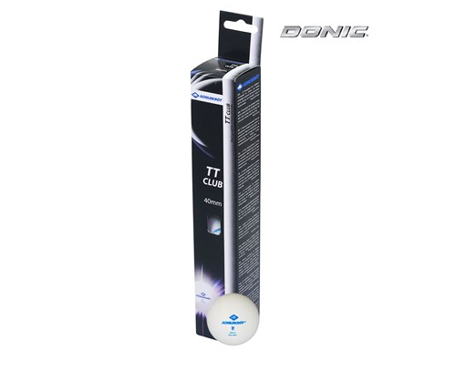 Мячики для н/тенниса DONIC 2T-CLUB, 6 штук, белый - фото 120965