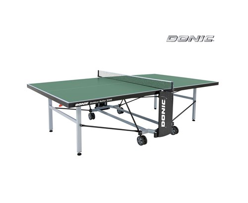 Теннисный стол DONIC OUTDOOR ROLLER 1000 GREEN - фото 121033