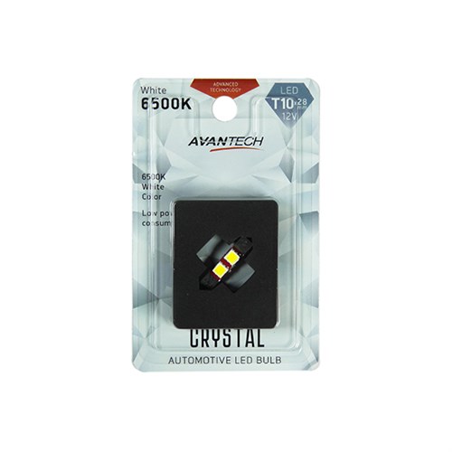 Лампа светодиодная Avantech 12V LED T8x28 6500K, 1 шт. - фото 122304