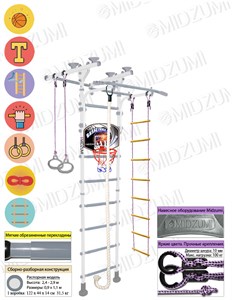 Midzumi "Niji Ton Basketball Shield" снежный барс