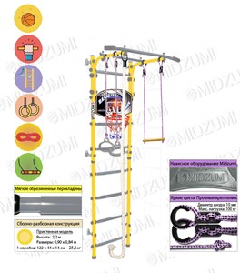 Midzumi "Hoshi Kabe Basketball Shield" лимонный пай