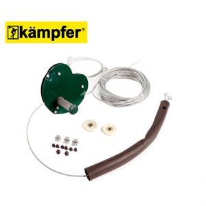 Канатная дорога тарзанка на металлическом троссе Kampfer