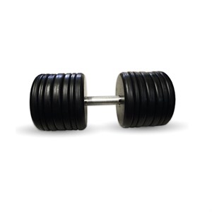 Гантель Barbell 60 кг классик с вращающейся ручкой хром