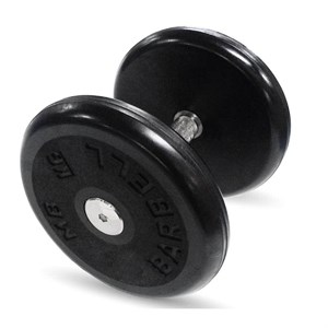Гантель Barbell 14 кг классик с вращающейся ручкой хром