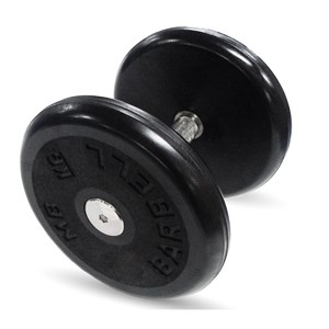 Гантель Barbell 11 кг классик с вращающейся ручкой хром