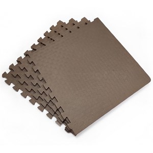 Коврик-пазл eco cover Мягкий пол Спорт 500x500x14 50МП/4526 коричневый