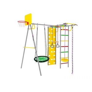 Midzumi Rainbow Large L уличный детский спортивный комплекс с сетчатыми качелями