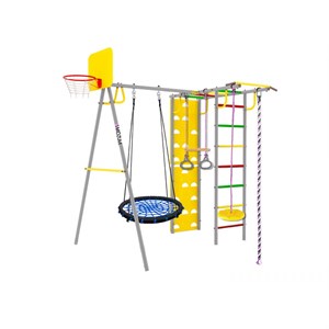 Midzumi Rainbow Large ХL спортивно-игровой комплекс с сетчатыми качелями 100 см.