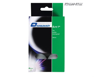 Мячики для н/тенниса DONIC ELITE 1, 6 штук, белый