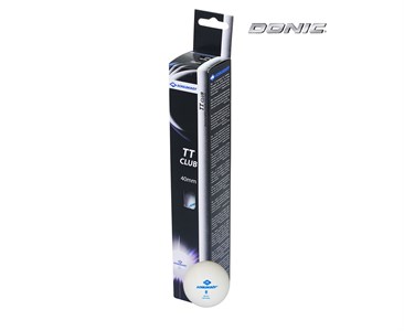 Мячики для н/тенниса DONIC 2T-CLUB, 6 штук, белый