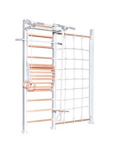 ДСК Perfetto Sport "Scala in legno con rete 1" bianco-naturale PS-128