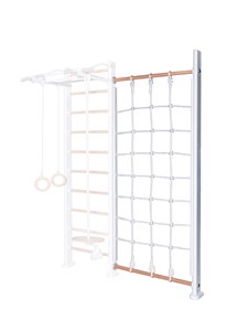 Стойка с сеткой  Perfetto Sport "Verticale in legno con rete" bianco-naturale PS-134
