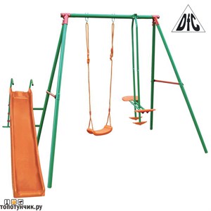 DFC MSN-02 качели с горкой, +7(800) 551-96-04, Топотунчик.ру