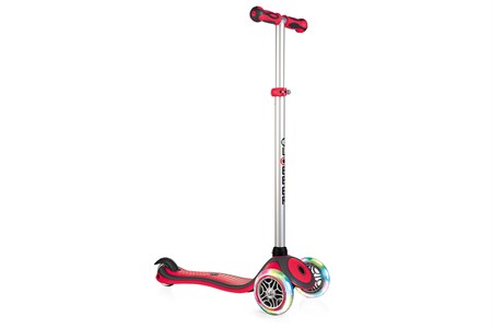 Самокат Globber Primo Plus Lights Color красный