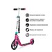 Самокат BLADE Sport PU V4 205+145, violet/silver