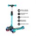 Трехколёсный самокат Blade Sport V1 black/aqua