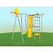 Midzumi Rainbow Medium Спортивно-игровой комплекс с подвесными пластиковыми качелями - фото 120091