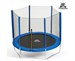 Батут DFC Trampoline Fitness 16ft наружн.сетка, синий (488см)(два короба) - фото 121136