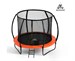 Батут DFC KENGOO II 12ft внутр.сетка, лестница, оранж/черн (366см) (два короба) - фото 121190